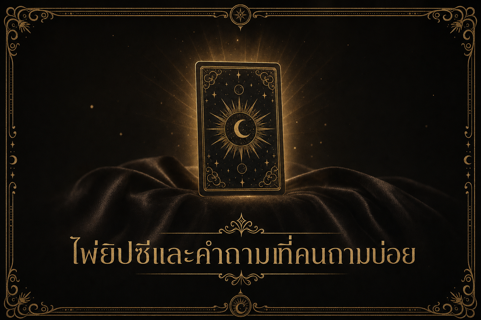 ไพ่ยิปซีและคำถามที่คนถามบ่อย