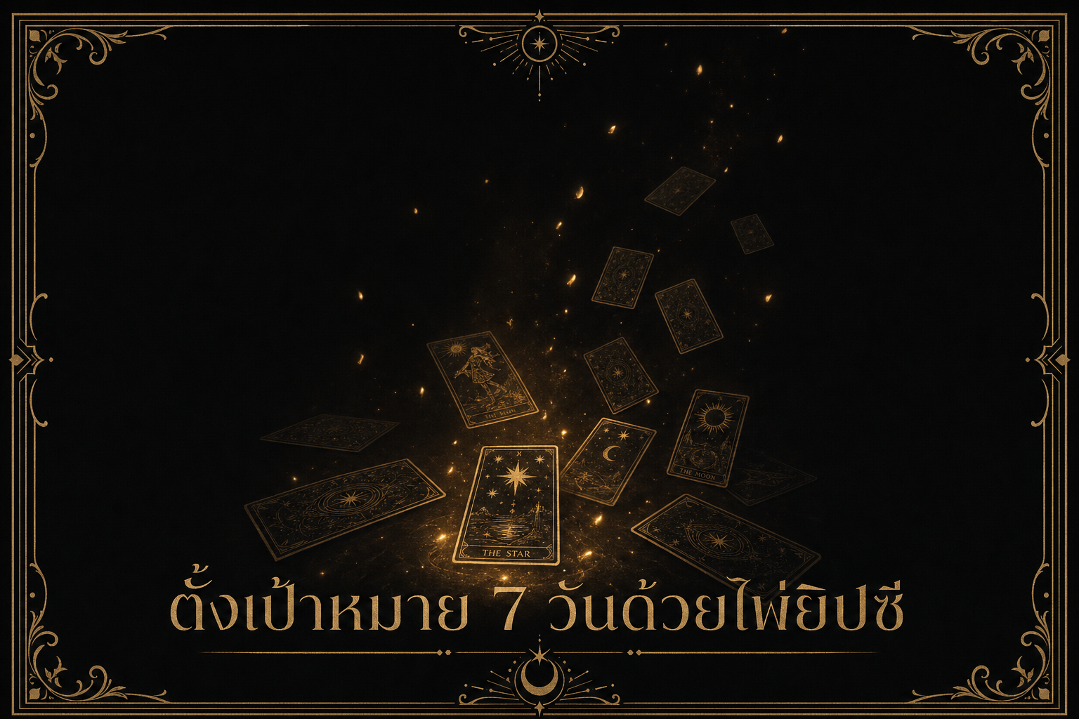 ตั้งเป้าหมาย 7 วันด้วยไพ่ยิปซี