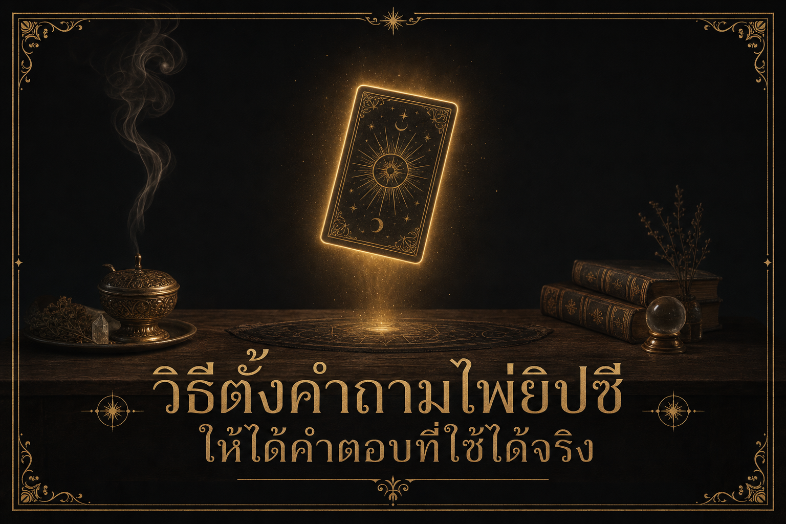 วิธีตั้งคำถามไพ่ยิปซีให้ได้คำตอบที่ใช้ได้จริง