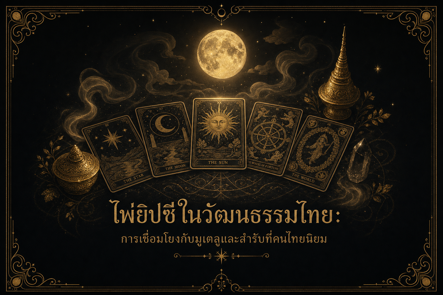 ไพ่ยิปซีในวัฒนธรรมไทย: การเชื่อมโยงกับมูเตลูและสำรับที่คนไทยนิยม